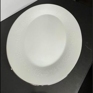 Noritake Japan 6450 Q Reina  large oval china serving platter  16” antique